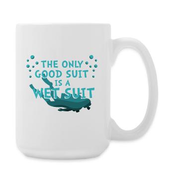 Diving Diver Snorkeling Recreational Diver - Large Mug 440 ml - white - Right