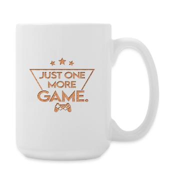 Just_one_more_game_ _retro_style_ - Grande tasse 440 ml - blanc - Droite