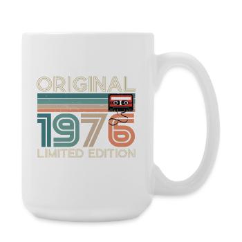 50 Years 50th Anniversary 1976 Original Vintage - Large Mug 440 ml - white - Right