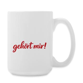 THIS WOMAN Belongs To Me Partner Gift For Couples - Large Mug 440 ml - white - Right