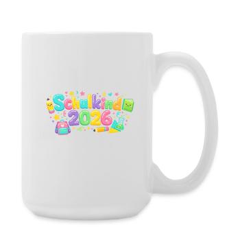 Don d’inscription scolaire 2026 - Grande tasse 440 ml - blanc - Droite