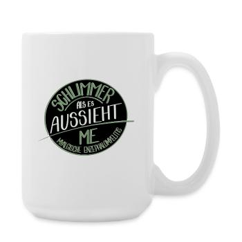 Schlimmer als es aussieht, M.E.  - Große Tasse 440 ml - Weiß - Rechts
