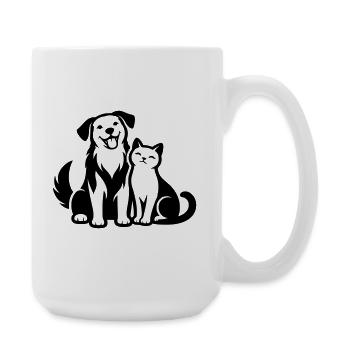 Pets - Large Mug 440 ml - white - Right