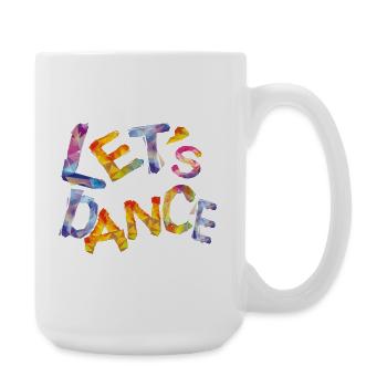 Dancing Letters - Large Mug 440 ml - white - Right