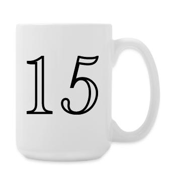 JAHRESTAG. ALLES GUTE ZUM GEBURTSTAG. ALLES GUTE ZUM GEBURTSTAG. - Große Tasse 440 ml - Weiß - Rechts