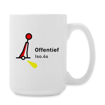 Tonne - Boje Wismar Segeln Ostsee Maritim - Große Tasse 440 ml - Weiß - Rechts