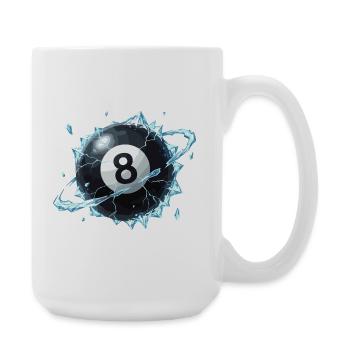 Icy 8-Ball Break - Large Mug 440 ml - white - Right