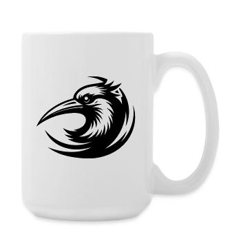 Adler - Große Tasse 440 ml - Weiß - Rechts