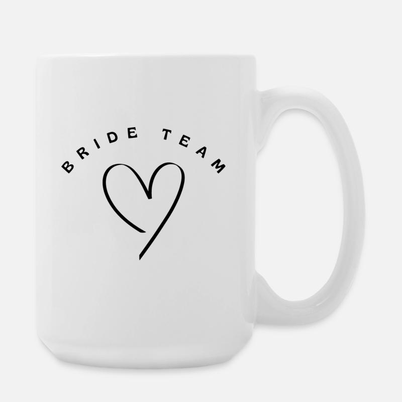 Bride - Large Mug 440 ml - white