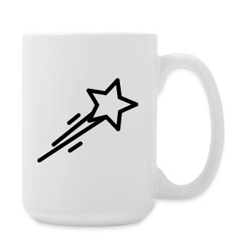 étoile filante - Grande tasse 440 ml - blanc - Droite