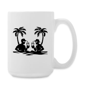 Holiday Team Party - Large Mug 440 ml - white - Right