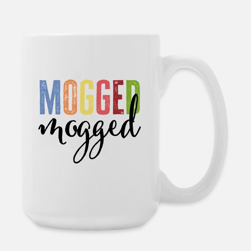 mogged - Große Tasse 440 ml - Weiß