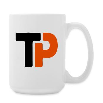 Table Tennis Logo TP Ping Pong Team - Large Mug 440 ml - white - Right