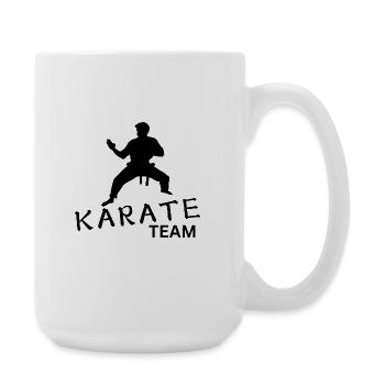 Équipe de karaté - Grande tasse 440 ml - blanc - Droite