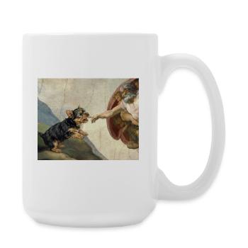 Mème des chiens de la main havanaise - Grande tasse 440 ml - blanc - Droite