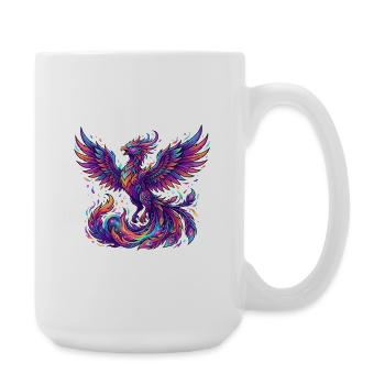 Phoenix in Color - Large Mug 440 ml - white - Right