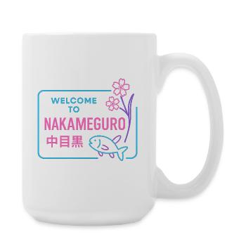 Welcome to Nakameguro - Grande tasse 440 ml - blanc - Droite