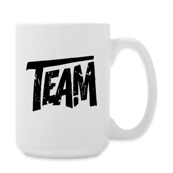 Team - Große Tasse 440 ml - Weiß - Rechts