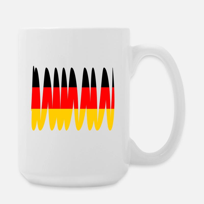 Germany Flag - Large Mug 440 ml - white