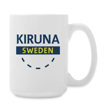 Kiruna Arctic Emblem - Large Mug 440 ml - white - Right