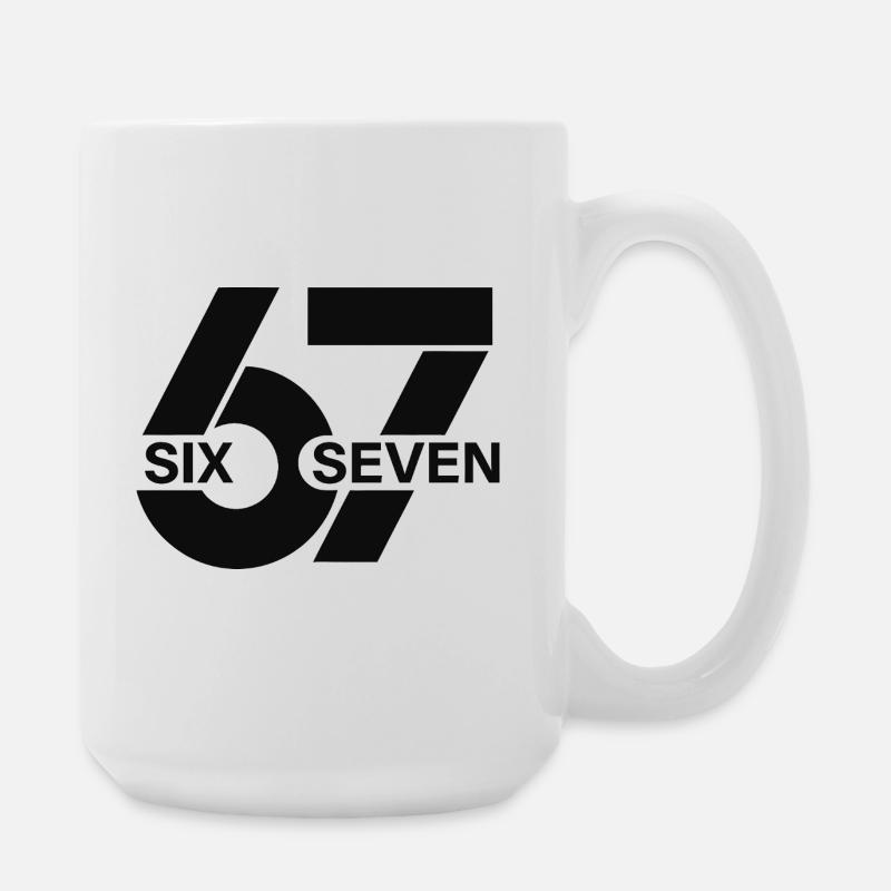 Six Seven Memes - Large Mug 440 ml - white