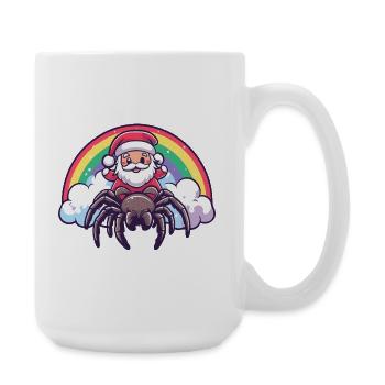 Tarantula Santa Claus Christmas - Large Mug 440 ml - white - Right