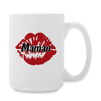 Mommy I Love You - Mother's Day - Large Mug 440 ml - white - Right