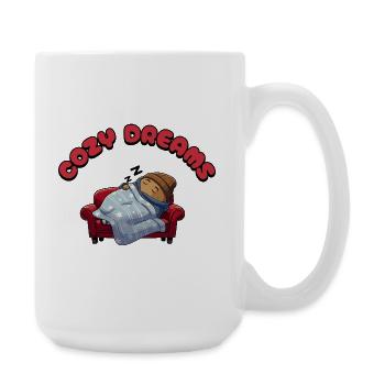 Cozy Dreams - Large Mug 440 ml - white - Right