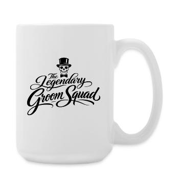 Groom Squad Bräutigam Jga - Große Tasse 440 ml - Weiß - Rechts