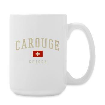 Carouge Suisse Vintage Logo - Large Mug 440 ml - white - Right