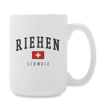Riehen Switzerland Vintage Design - Large Mug 440 ml - white - Right