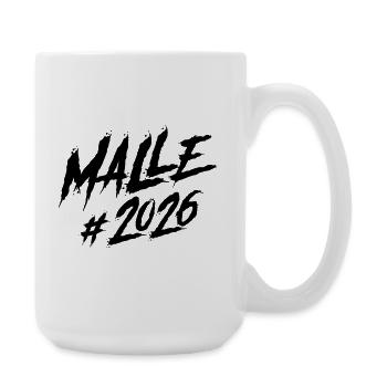 Malle 2026 Mallorca Team - Große Tasse 440 ml - Weiß - Rechts
