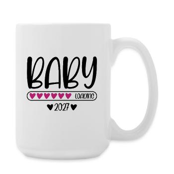 Baby 2027 loading - Large Mug 440 ml - white - Right