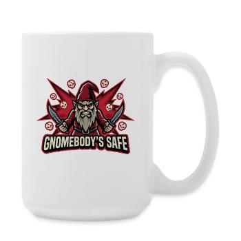 Böser Gnom, Dunkler Gnom, Goth-gnom, Lustiger Gnom - Große Tasse 440 ml - Weiß - Rechts