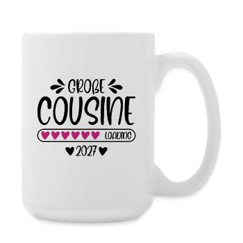 Große Cousine 2027 loading - Große Tasse 440 ml - Weiß - Rechts