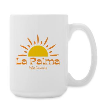 La Palma Sunset Sunburst  - Large Mug 440 ml - white - Right