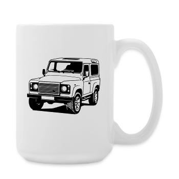 Defender - Large Mug 440 ml - white - Right