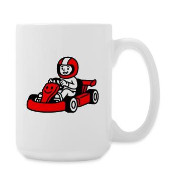 Go Kart Kids - Large Mug 440 ml - white - Right