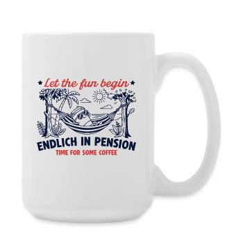Enfin dans Pension Retro Coffee - Grande tasse 440 ml - blanc - Droite