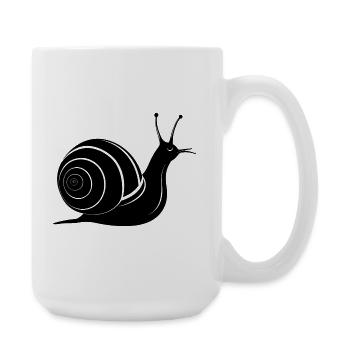 Snail - Large Mug 440 ml - white - Right