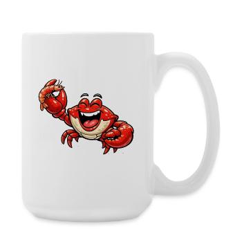 Cancer qui riait - Grande tasse 440 ml - blanc - Droite