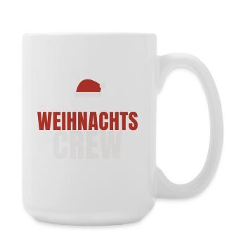 Weihnachts Crew Weihnachtsmütze Familie Team Fest - Große Tasse 440 ml - Weiß - Rechts