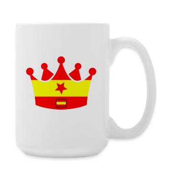Spanien Krone - Große Tasse 440 ml - Weiß - Rechts