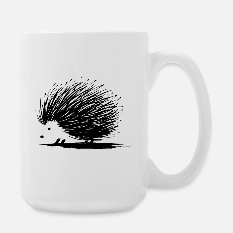 Hedgehog - Large Mug 440 ml - white