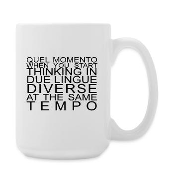 ambiguous sentence - Large Mug 440 ml - white - Right