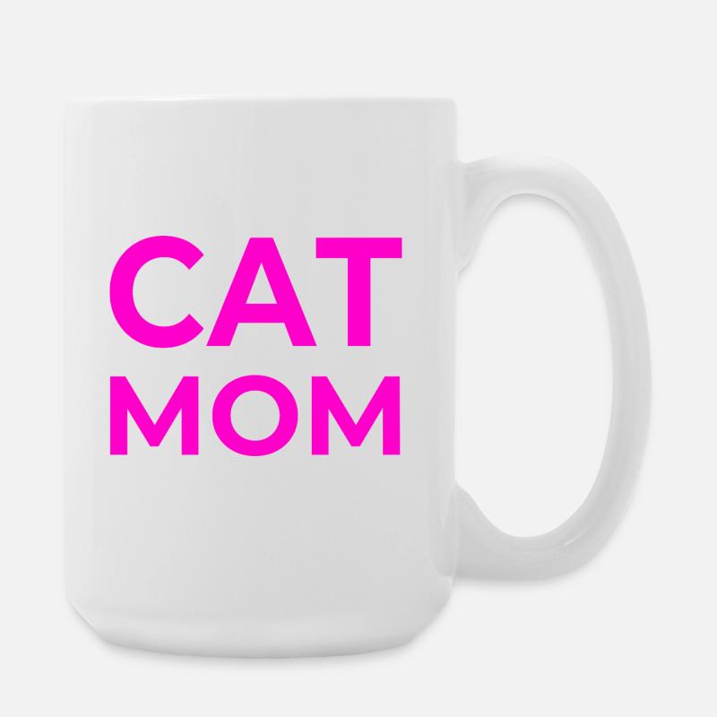 Katzen - Große Tasse 440 ml - Weiß