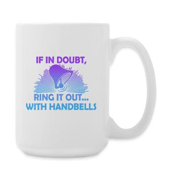 Choir Music Instrument Handbell Choir - Large Mug 440 ml - white - Right