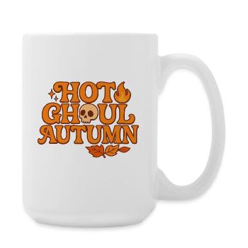 Hot Ghoul Autumn/ Y2K Design - Large Mug 440 ml - white - Right