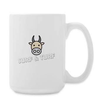 TERRE ET MER - Grande tasse 440 ml - blanc - Droite