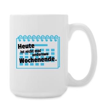 Nowhere weekend - Large Mug 440 ml - white - Right